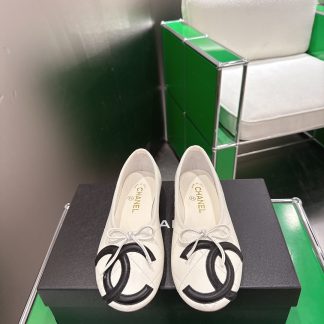 k018 CHANEL C Ballet Flats Size