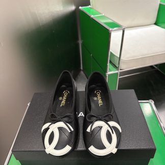 k018 CHANEL C Ballet Flats Size
