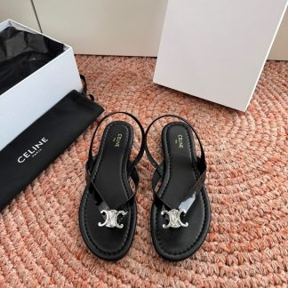 G039 Celine CAGE SandalsCELINE CAGE Sandals TRIOMPHE
