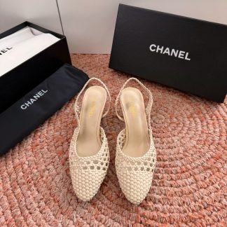 Chanel Slingback Sandals