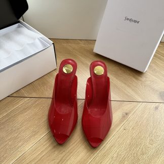 G013 Saint Laurent LeeYSL Rose HeelsSandalsSlides SLP Heels ysl
