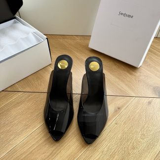 G013 Saint Laurent LeeYSL Rose HeelsSandalsSlides SLP Heels ysl