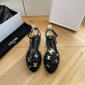 G339 Celine CAGE SandalsCELINE CAGE Sandals TRIOMPHE