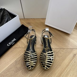 G339 Celine CAGE SandalsCELINE CAGE Sandals TRIOMPHE