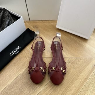G339 Celine CAGE SandalsCELINE CAGE Sandals TRIOMPHE