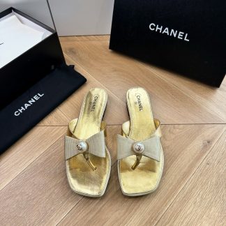 Chanel Slingback Sandals