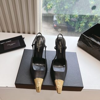 Saint Laurent Lee Flats YSL Heels Rose Heels SLP Heels
