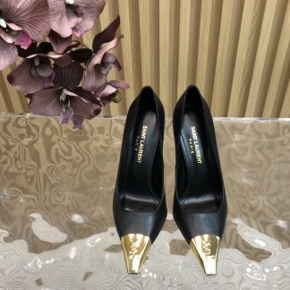 Saint Laurent Lee Flats YSL Heels Rose Heels SLP Heels