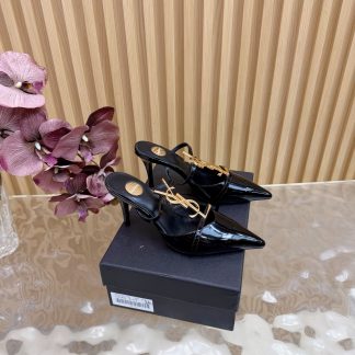 Saint Laurent SAINT LAURE ysl Heels YSL logo 7cm