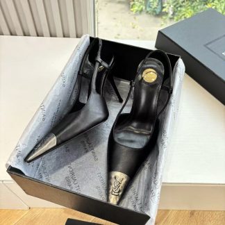 Saint Laurent Lee Sandals YSL Heels Rose Heels 9cm