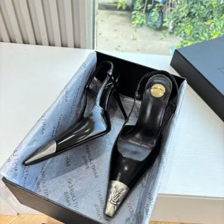Saint Laurent Lee Sandals YSL Heels Rose Heels 9cm