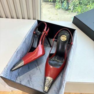 Saint Laurent Lee Sandals YSL Heels Rose Heels 9cm