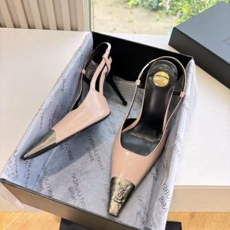 Saint Laurent Lee Sandals YSL Heels Rose Heels 9cm