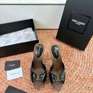 Saint Laurent LeeYSL Rose Heels SLP Heels ysl SandalsSlides