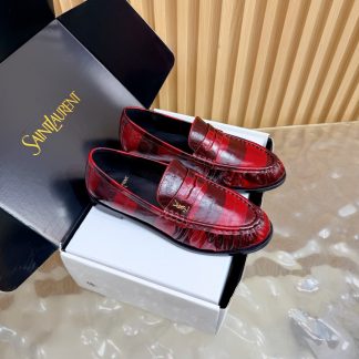 Saint Laurent Saint Lauren 2026 YSL logo Loafers 380 logo
