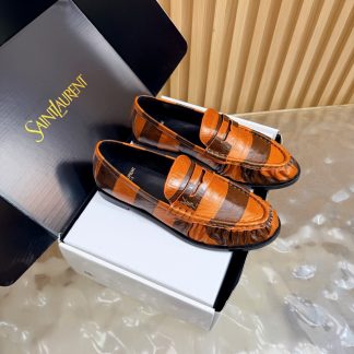 Saint Laurent Saint Lauren 2026 YSL logo Loafers 380 logo