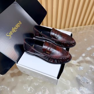 Saint Laurent Saint Lauren 2026 YSL logo Loafers 380 logo