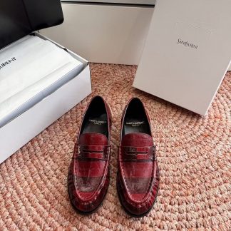Saint Laurent 30Saint Lauren YSL 2026 YSL Loafers logoLoafers logo YSL